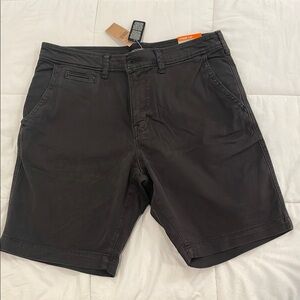 Men's Black Casual Shorts